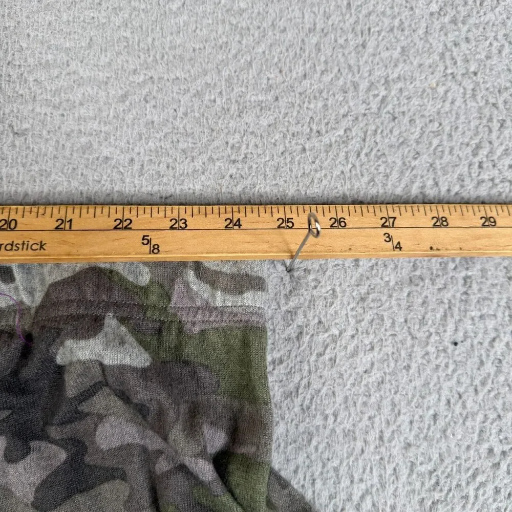 TIME AND TRU Camo Sweatpants Women 4X Green Plus Size Knit Athleisure Drawstring - Picture 6 of 9